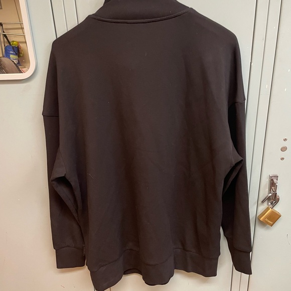 Varley Ribbed Black Zip-Up Jacket - Picture 3 of 7